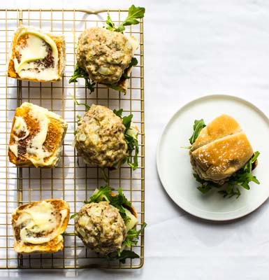 Instant Pot Rosemary Meatball Sliders